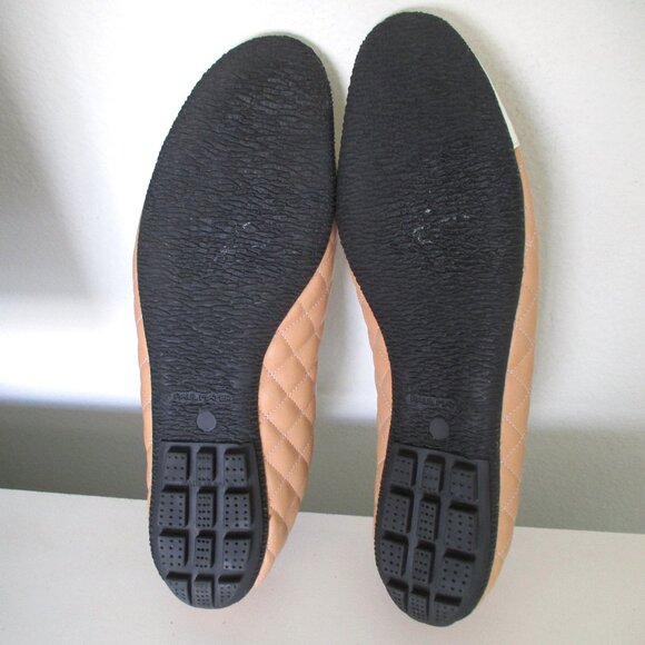 Paul Mayer Attitudes Womens Tan Quilted Ballet Flat NWOB - Size 8.5M - Picture 8 of 8